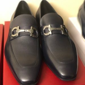 Salvatore Ferragamo - giant 2 dark blue calf